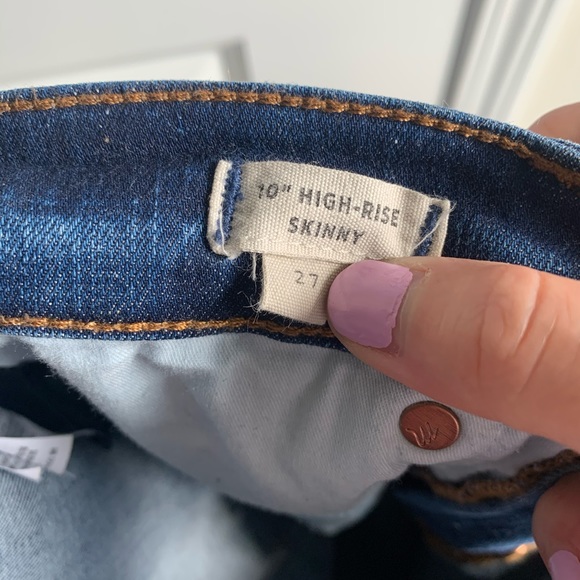 Madewell 10” High-Rise Skinny - Picture 6 of 6